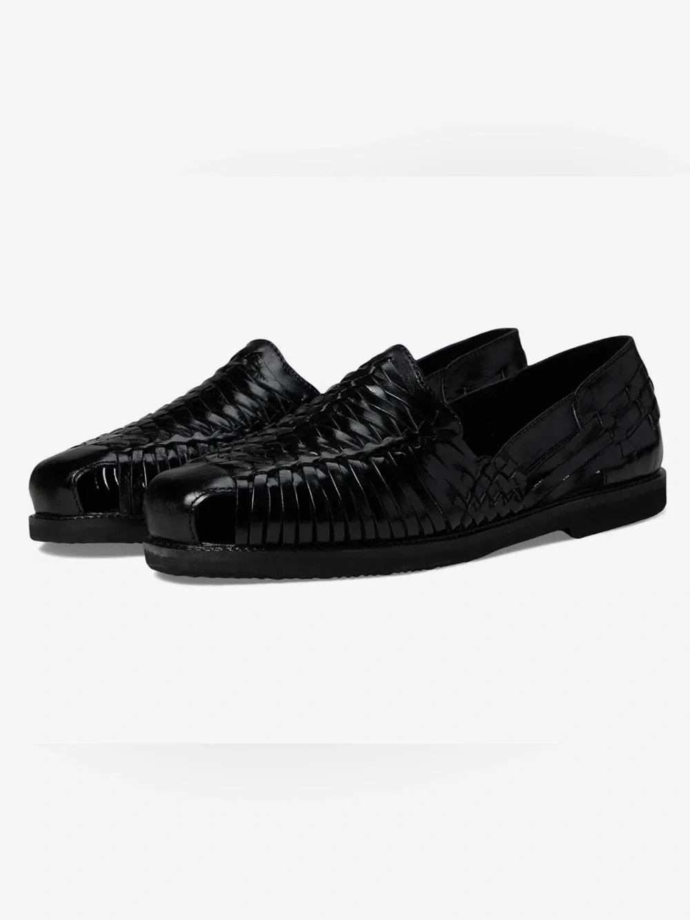 Deer Stags Antonio Woven Loafers Men’s Size US 11.5M Black Leather New In Box